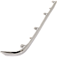 2017-2025 Honda Ridgeline - Rear, Driver and Passenger Side Bumper Trims, Chrome