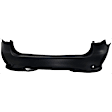 Front and Rear Primed Bumper Cover