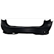 Front and Rear Primed Bumper Cover
