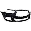 Front and Rear Primed Bumper Cover