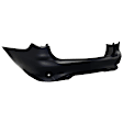 Front and Rear Primed Bumper Cover