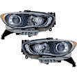 2013 Infiniti JX35 - Driver and Passenger Side HID/Xenon Headlight, Without bulb(s), OE Replacement