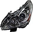 2013 Infiniti G37 - Driver and Passenger Side Halogen Headlight, With bulb(s),  For Models Without Daytime Running Light, OE Replacement, Sedan