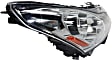 2013 Infiniti G37 - Driver and Passenger Side Halogen Headlight, With bulb(s),  For Models Without Daytime Running Light, OE Replacement, Sedan