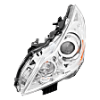 Driver and Passenger Side Headlights, without Bulbs, HID/Xenon, Clear Lens, without HID Bulbs and Ballast