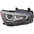 Driver and Passenger Side LED Headlight, With bulb(s), OE Replacement
