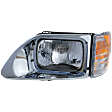 Driver and Passenger Side Halogen Headlight, With bulb(s), OE Replacement