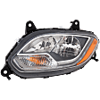 Driver and Passenger Side Halogen Headlight, With bulb(s), OE Replacement
