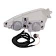 Driver and Passenger Side Halogen Headlight, With bulb(s), OE Replacement