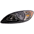 Driver and Passenger Side Halogen Headlight, With bulb(s), OE Replacement