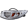 Driver and Passenger Side Halogen Headlight, With bulb(s), OE Replacement