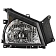 Driver and Passenger Side Halogen Headlight, With bulb(s), OE Replacement