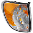 Front, Driver and Passenger Side Turn Signal Light, Without bulb(s)