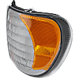 Front, Driver and Passenger Side Turn Signal Light, Without bulb(s)