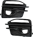 Front, Driver and Passenger Side Fog Light Trims, Chrome