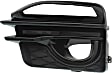 Front, Driver and Passenger Side Fog Light Trims, Chrome