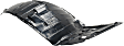 2014-2023 Infiniti Q50 - Front, Driver and Passenger Side, Front Section, Fender Liner