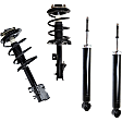 Front and Rear, Driver and Passenger Side Shock and Fully Loaded Strut, AWD