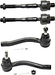 Front, Driver and Passenger Side, Inner and Outer Tie Rod Ends