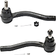 Front, Driver and Passenger Side, Outer Tie Rod Ends