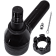 Front, Driver and Passenger Side, Outer Tie Rod End