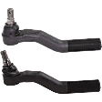 Front, Driver and Passenger Side, Outer Tie Rod Ends