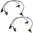 Rear, Driver and Passenger Side ABS Speed Sensor Set of 2