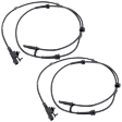 Front, Driver and Passenger Side ABS Speed Sensor Set of 2