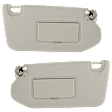 2013-2019 Nissan Pathfinder - Driver and Passenger Side Sun Visors, Gray, For Models without Premium Package