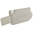 2013-2019 Nissan Pathfinder - Driver and Passenger Side Sun Visors, Gray, For Models without Premium Package