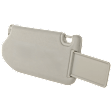 2013-2019 Nissan Pathfinder - Driver and Passenger Side Sun Visors, Gray, For Models without Premium Package