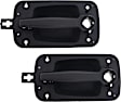 Front, Driver and Passenger Side Exterior Door Handles, Textured Black, without Key Hole
