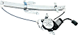 Rear, Driver and Passenger Side Power Window Regulator, With Motor