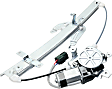Rear, Driver and Passenger Side Power Window Regulator, With Motor