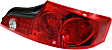 Driver and Passenger Side Tail Lights, with Bulbs, Halogen, 2-Door, Coupe