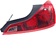 2008 Infiniti G37 - Driver and Passenger Side Halogen Tail Light, With bulb(s), OE Replacement