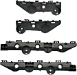 Rear, Driver and Passenger Side, Upper and Lower Bumper Bracket