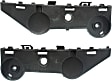 Rear, Driver and Passenger Side, Upper Bumper Brackets