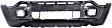 Front, Upper and Lower Upper - Primed, Lower - Textured Bumper Cover