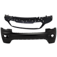 Front, Upper and Lower Primed Bumper Cover CAPA Certified