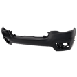 Front, Upper and Lower Upper - Primed, Lower - Textured Bumper Cover CAPA Certified