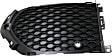 Front, Driver and Passenger Side, Outer Bumper Grilles, Textured Black
