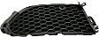 Front, Driver and Passenger Side, Outer Bumper Grilles, Textured Black