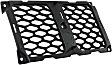 Driver and Passenger Side Grille Assemblies, Textured Black Shell and Insert, Grille