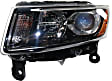 2015 Jeep Grand Cherokee - Driver and Passenger Side Halogen Headlight, With bulb(s), OE Replacement
