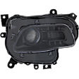 Driver and Passenger Side Halogen Headlight, With bulb(s), OE Replacement