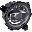 2018-2022 Jeep Wrangler - Driver and Passenger Side Headlights, With Bulbs, LED, For Models With LED Lighting Group Package