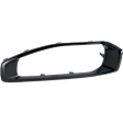 Front, Driver and Passenger Side Bumper Trims, Black, For Models with Molded Type Bumper