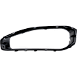 Front, Driver and Passenger Side Bumper Trims, Black, For Models with Molded Type Bumper