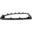 Front, Driver and Passenger Side Bumper Trims, Black, For Models with Molded Type Bumper